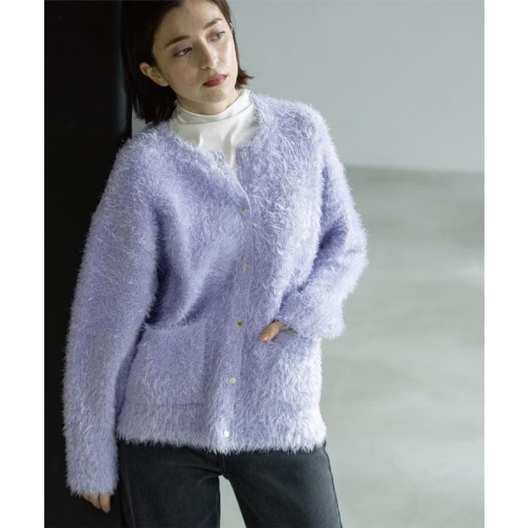 シャギーミドルカーディガン【洗濯機OK】《6col》 | OPAQUE.CLIP | 詳細画像22