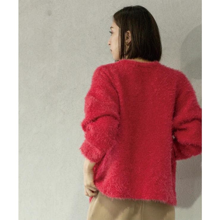 シャギーミドルカーディガン【洗濯機OK】《6col》 | OPAQUE.CLIP | 詳細画像30