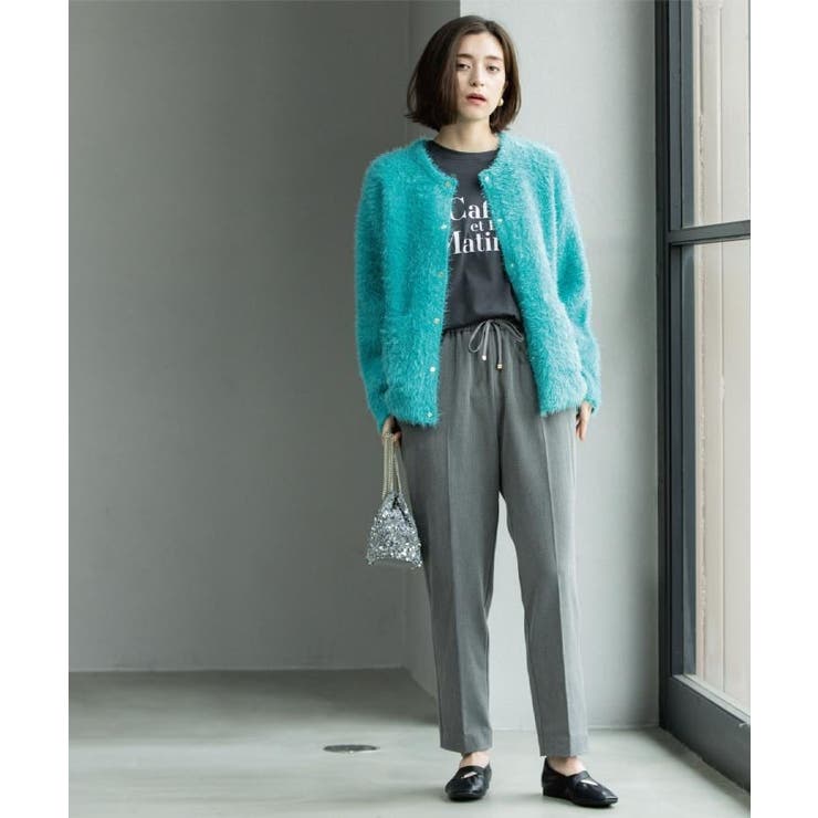 シャギーミドルカーディガン【洗濯機OK】《6col》 | OPAQUE.CLIP | 詳細画像38