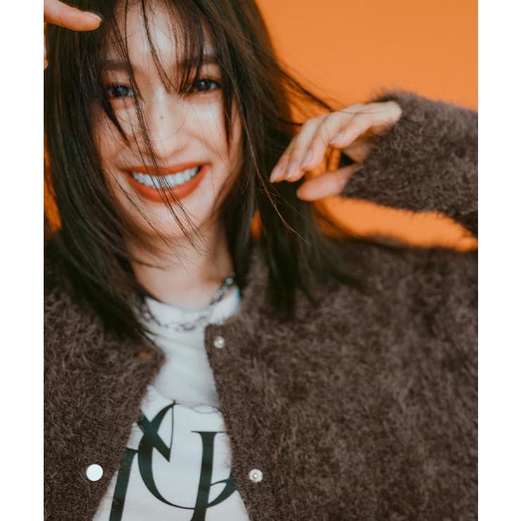 シャギーミドルカーディガン【洗濯機OK】《6col》 | OPAQUE.CLIP | 詳細画像3