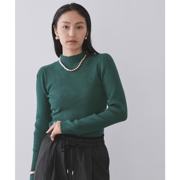 ハイネックリブニット【洗濯機OK】《6col》 | OPAQUE.CLIP | 詳細画像36 