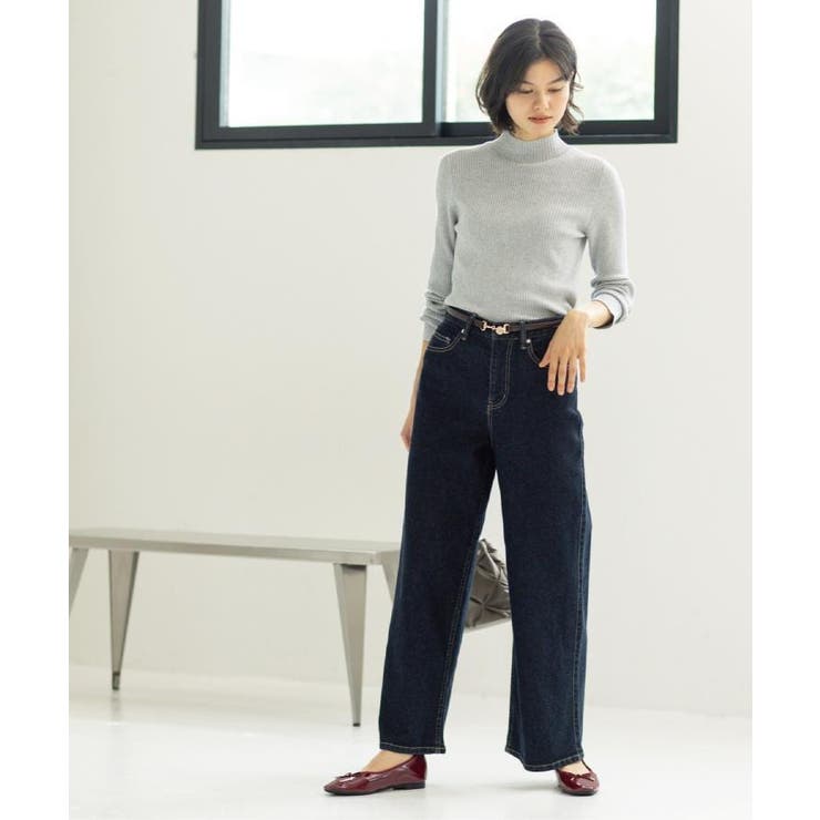 ハイネックリブニット【洗濯機OK】《6col》 | OPAQUE.CLIP | 詳細画像29 