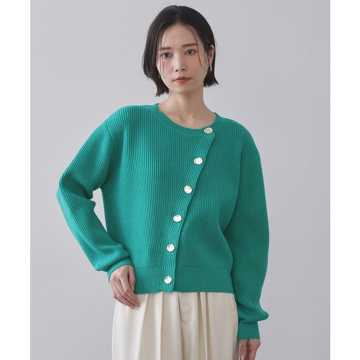 アシンメトリーボタンカーデ【洗濯機OK】 | OPAQUE.CLIP | 詳細画像13 