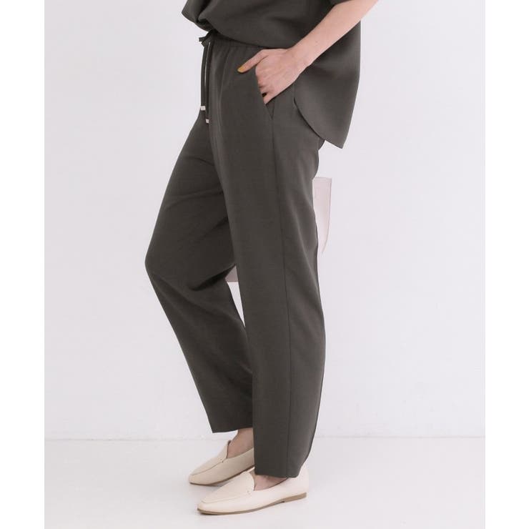 美脚イージーテーパードパンツ【洗濯機OK 防シワ加工 ストレッチ】《SS～LL | OPAQUE.CLIP | 詳細画像29 