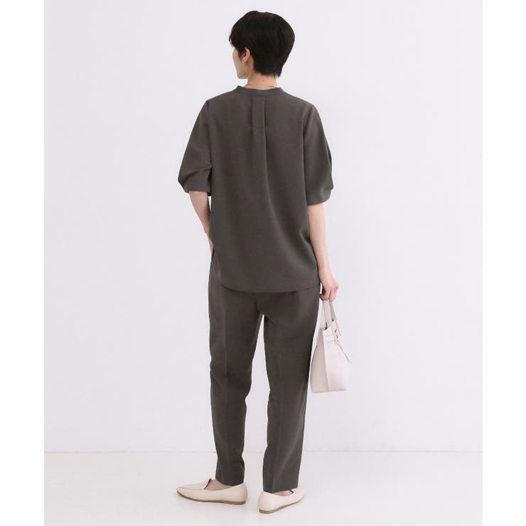 美脚イージーテーパードパンツ【洗濯機OK 防シワ加工 ストレッチ】《SS～LL | OPAQUE.CLIP | 詳細画像31 