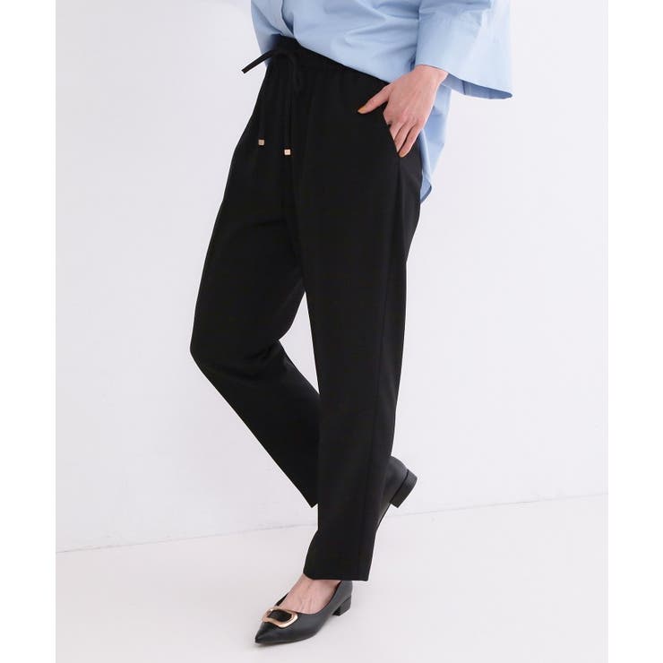 美脚イージーテーパードパンツ【洗濯機OK 防シワ加工 ストレッチ】《SS～LL | OPAQUE.CLIP | 詳細画像34 