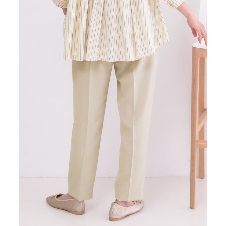 美脚イージーテーパードパンツ【洗濯機OK 防シワ加工 ストレッチ】《SS～LL | OPAQUE.CLIP | 詳細画像39 