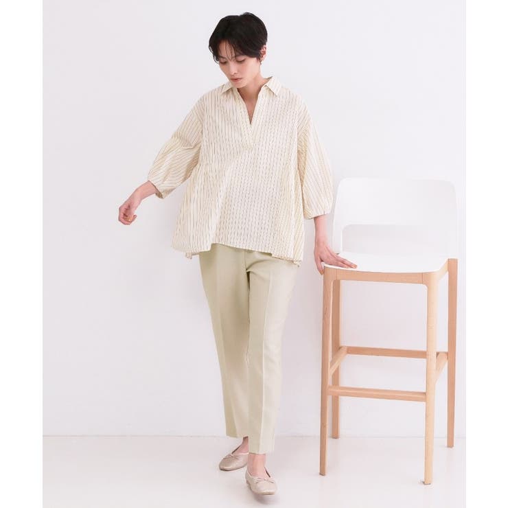 美脚イージーテーパードパンツ【洗濯機OK 防シワ加工 ストレッチ】《SS～LL | OPAQUE.CLIP | 詳細画像40 