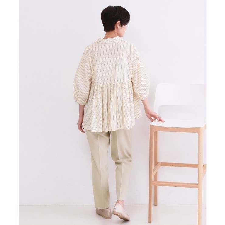 美脚イージーテーパードパンツ【洗濯機OK 防シワ加工 ストレッチ】《SS～LL | OPAQUE.CLIP | 詳細画像41 