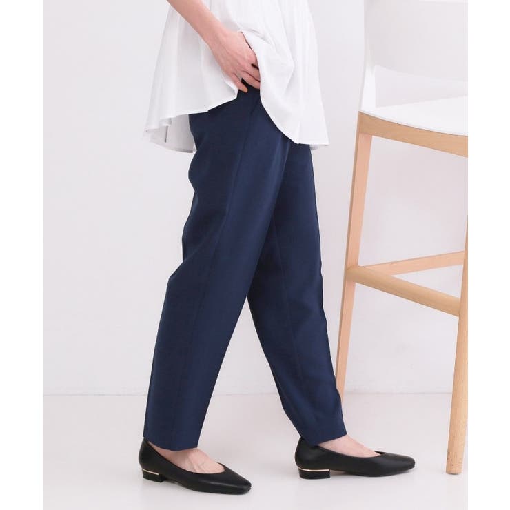 美脚イージーテーパードパンツ【洗濯機OK 防シワ加工 ストレッチ】《SS～LL | OPAQUE.CLIP | 詳細画像44 