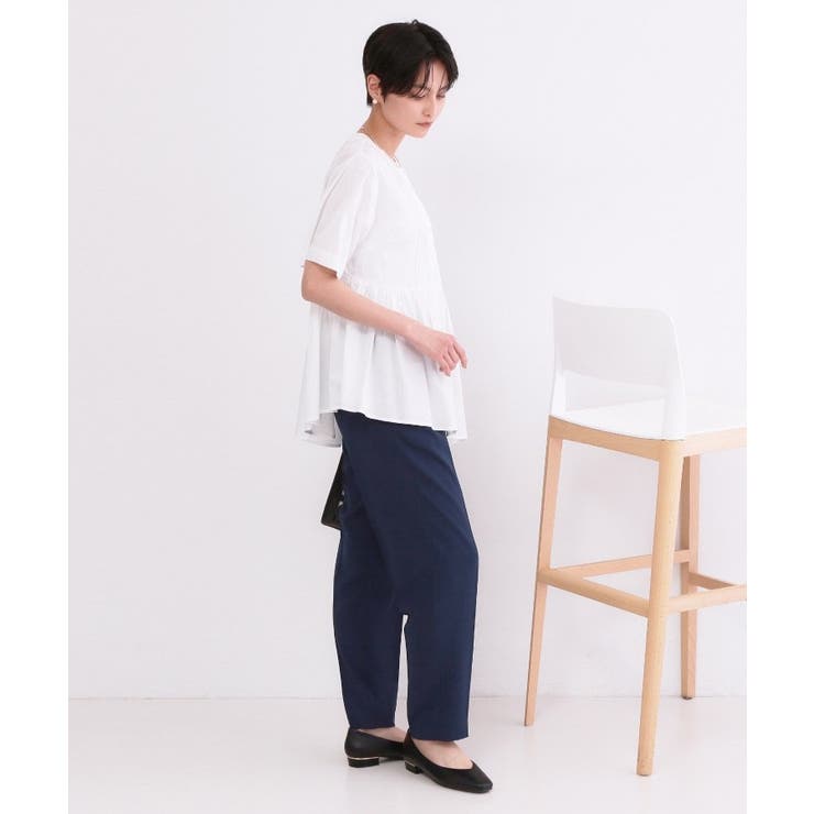 美脚イージーテーパードパンツ【洗濯機OK 防シワ加工 ストレッチ】《SS～LL | OPAQUE.CLIP | 詳細画像46 