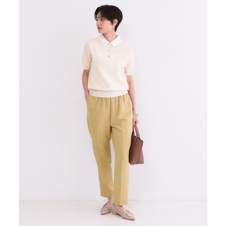 美脚イージーテーパードパンツ【洗濯機OK 防シワ加工 ストレッチ】《SS～LL | OPAQUE.CLIP | 詳細画像50 