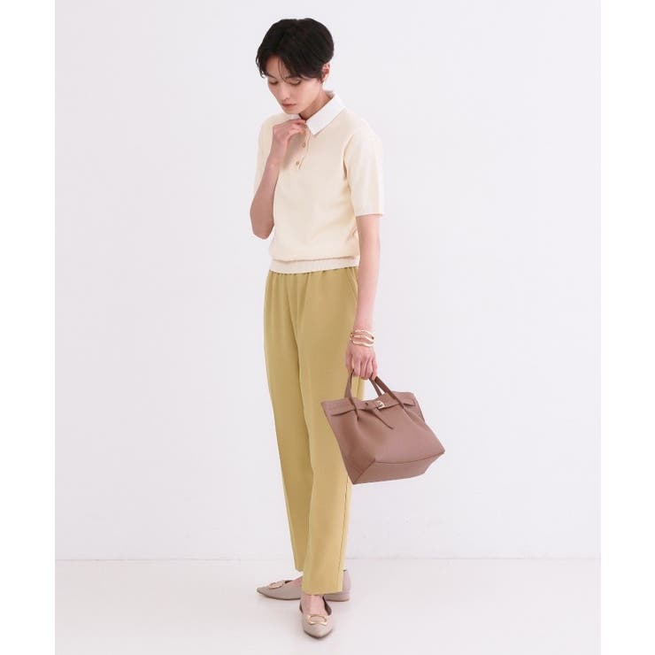 美脚イージーテーパードパンツ【洗濯機OK 防シワ加工 ストレッチ】《SS～LL | OPAQUE.CLIP | 詳細画像51 