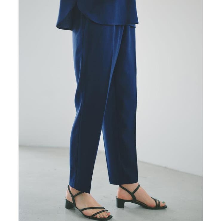 美脚イージーテーパードパンツ【洗濯機OK 防シワ加工 ストレッチ】《SS～LL | OPAQUE.CLIP | 詳細画像2 