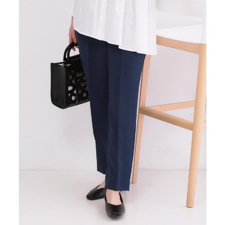 美脚イージーテーパードパンツ【洗濯機OK 防シワ加工 ストレッチ】《SS～LL | OPAQUE.CLIP | 詳細画像43 