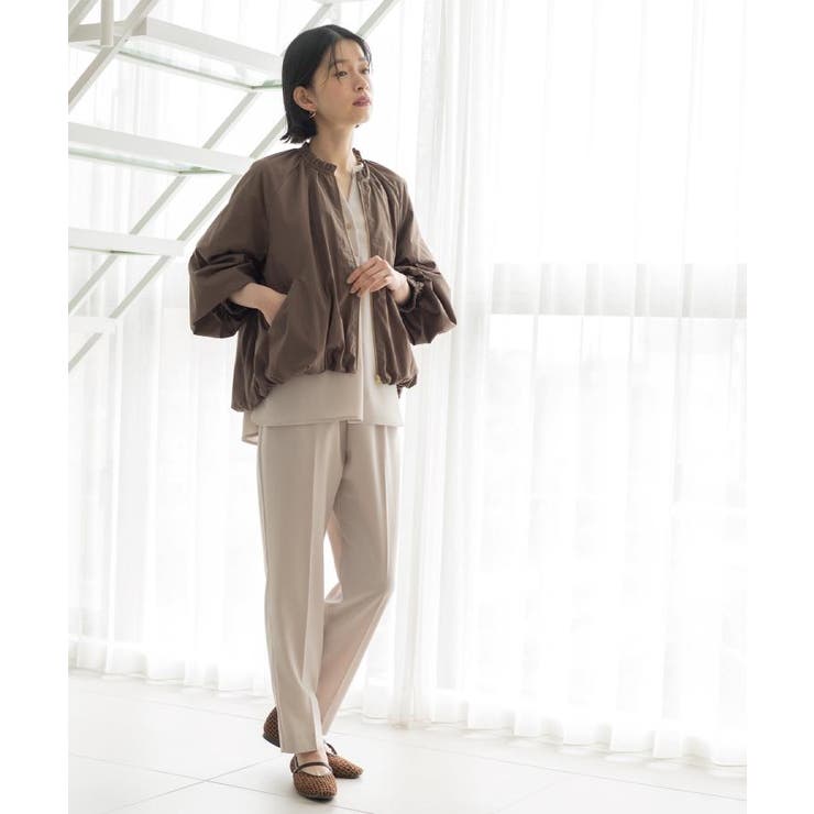 美脚イージーテーパードパンツ【洗濯機OK 防シワ加工 ストレッチ】《SS～LL | OPAQUE.CLIP | 詳細画像14 