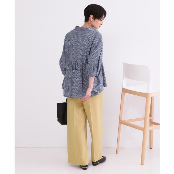 美脚イージーワイドパンツ【洗濯機OK 防シワ加工 ストレッチ】《SS～LL | OPAQUE.CLIP | 詳細画像55 