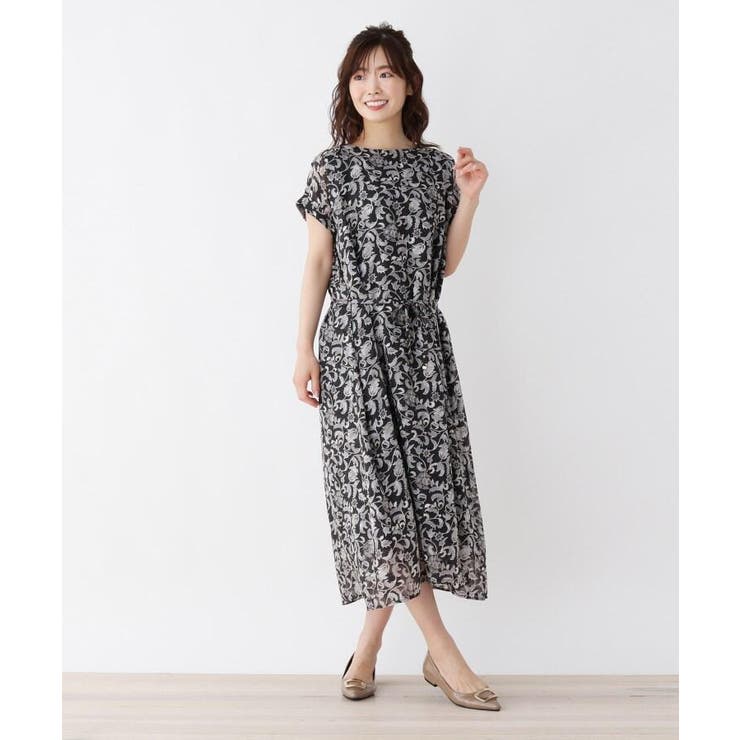 大きいサイズあり 13号 ペイズリーリーフデザインワンピース 品番 Wrdw Soup スープ のレディースファッション通販 Shoplist ショップリスト