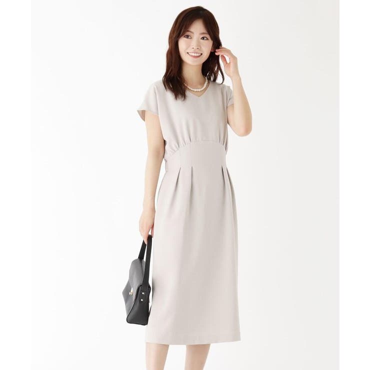 大きいサイズあり 13号 スムースストレッチフレンチスリーブワンピース 品番 Wrdw Soup スープ のレディースファッション通販 Shoplist ショップリスト