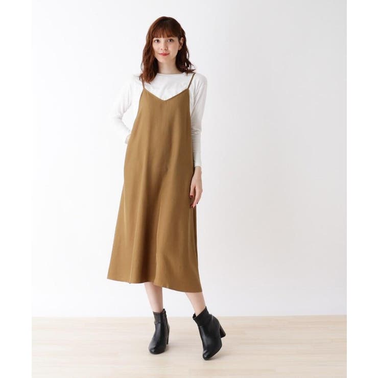 M Ll 2セット キャミワンピース 長袖tシャツ 品番 Wrdw Shoo La Rue シューラルー のレディースファッション通販 Shoplist ショップリスト