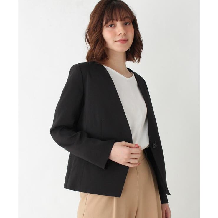 洗える Wクロスvネックジャケット 品番 Wrdw Shoo La Rue シューラルー のレディースファッション通販 Shoplist ショップリスト