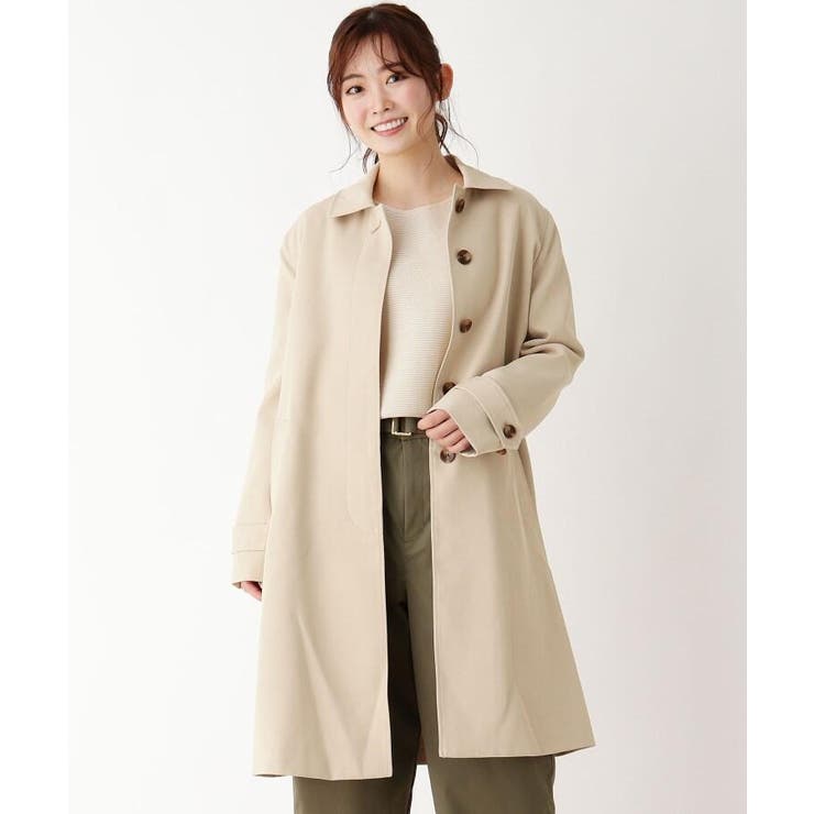 抗菌 撥水 中空糸ステンカラーコート 品番 Wrdw Shoo La Rue シューラルー のレディースファッション通販 Shoplist ショップリスト