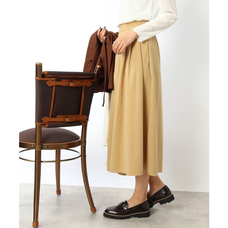 上品なのにウエストゴムで楽ちん】ニットツイル スカーチョ [品番：WRDW0151880]｜SHOO・LA・RUE（シューラルー）のレディースファッション通販｜SHOPLIST（ショップリスト）