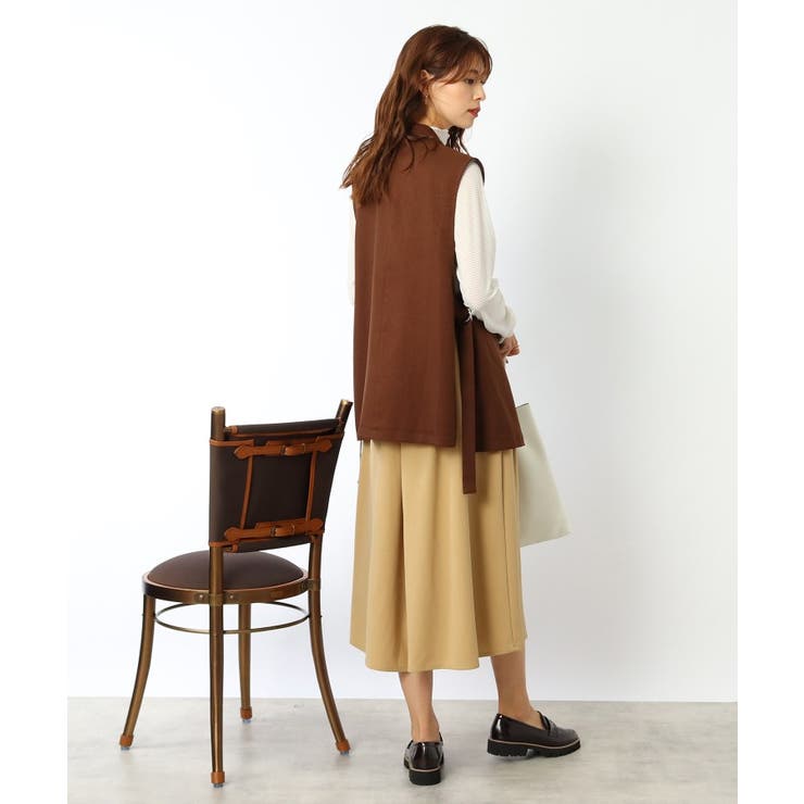 上品なのにウエストゴムで楽ちん】ニットツイル スカーチョ [品番：WRDW0151880]｜SHOO・LA・RUE（シューラルー）のレディースファッション通販｜SHOPLIST（ショップリスト）