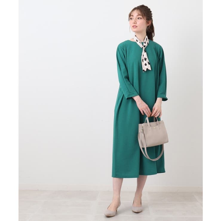 バックプリーツ切替ジョーゼット七分袖ワンピース 品番 Wrdw Shoo La Rue シューラルー のレディースファッション通販 Shoplist ショップリスト