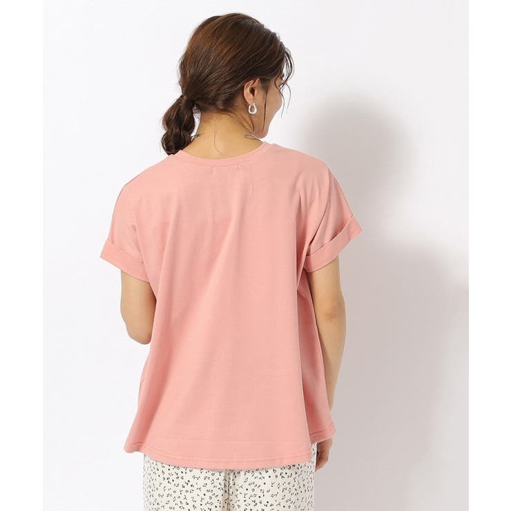 【洗える/UV】お袖ロールアップゆるTシャツ | SHOO・LA・RUE | 詳細画像15 