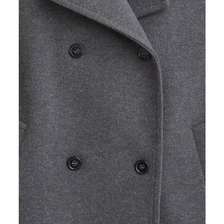 【S-LL】大人のきれいめスタイルに ウール調スタンドロングコート | SHOO・LA・RUE | 詳細画像9 