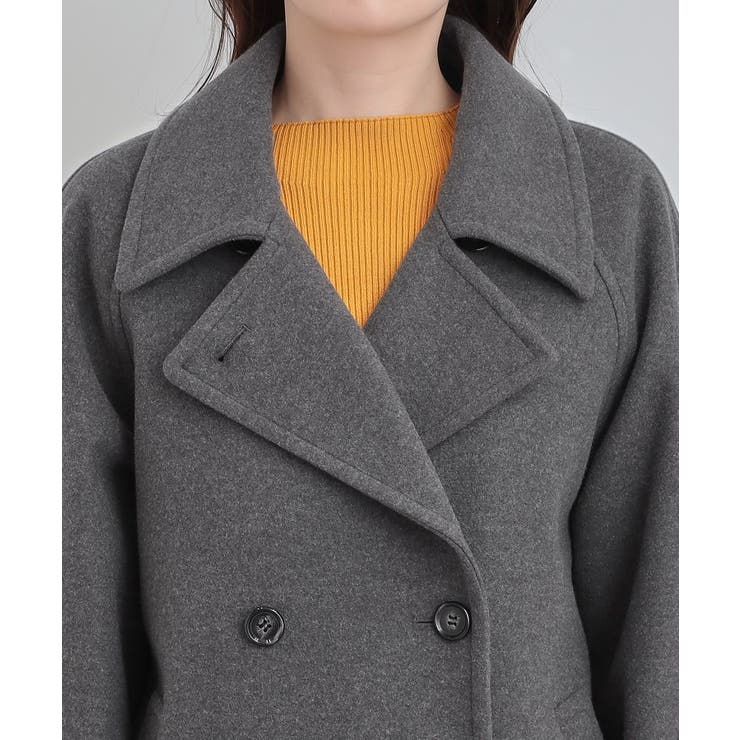 【2WAY】こなれきれい ウール調コクーンコート | SHOO・LA・RUE | 詳細画像24 