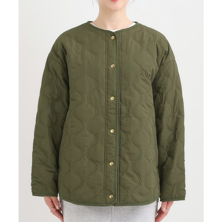 【高レビュー/洗濯機可/撥水】大人のための キルトオーバーブルゾン | SHOO・LA・RUE | 詳細画像13 