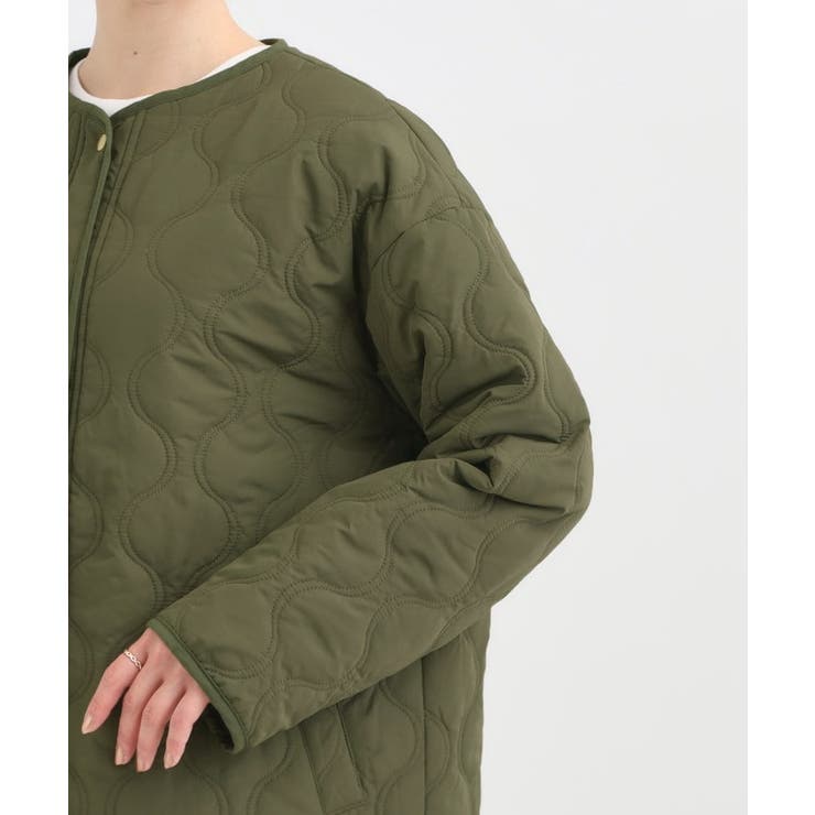 【高レビュー/洗濯機可/撥水】大人のための キルトオーバーブルゾン | SHOO・LA・RUE | 詳細画像17 