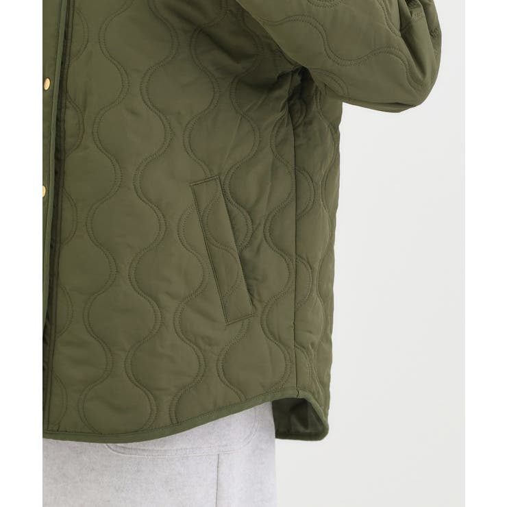 【高レビュー/洗濯機可/撥水】大人のための キルトオーバーブルゾン | SHOO・LA・RUE | 詳細画像19 