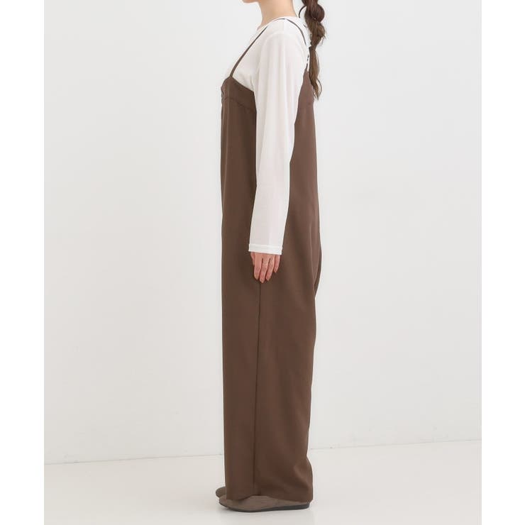 【S-LL】大人カジュアルに ベアトップ風 キャミサロペット | SHOO・LA・RUE | 詳細画像11 