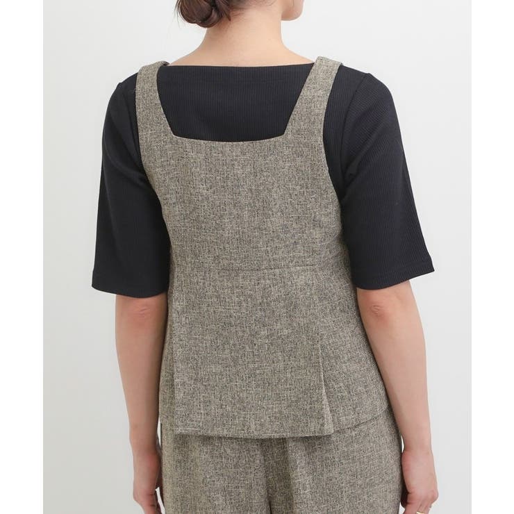 【2点セット】着るだけで決まる クラシカルなツイード調セットアップ | SHOO・LA・RUE | 詳細画像16 