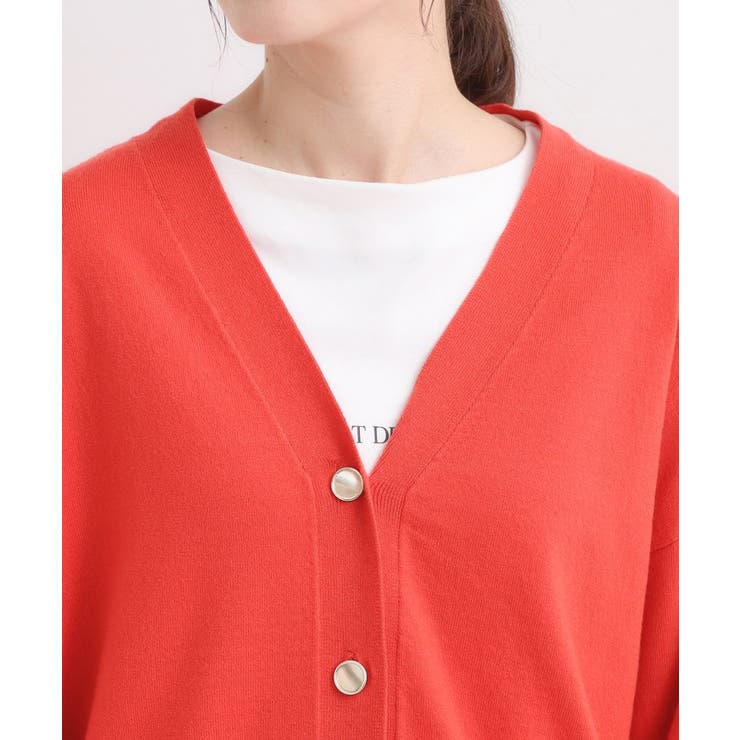 【洗える】もちもち ミドル丈ニットカーディガン | SHOO・LA・RUE | 詳細画像20 