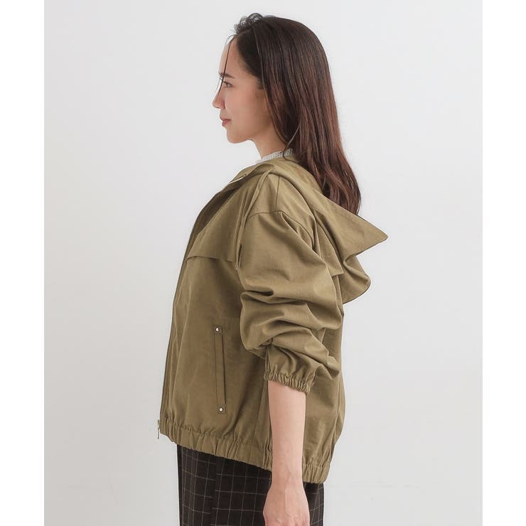 【S-LL】気楽にさらりと羽織れる 大人のフードブルゾン | SHOO・LA・RUE | 詳細画像10 