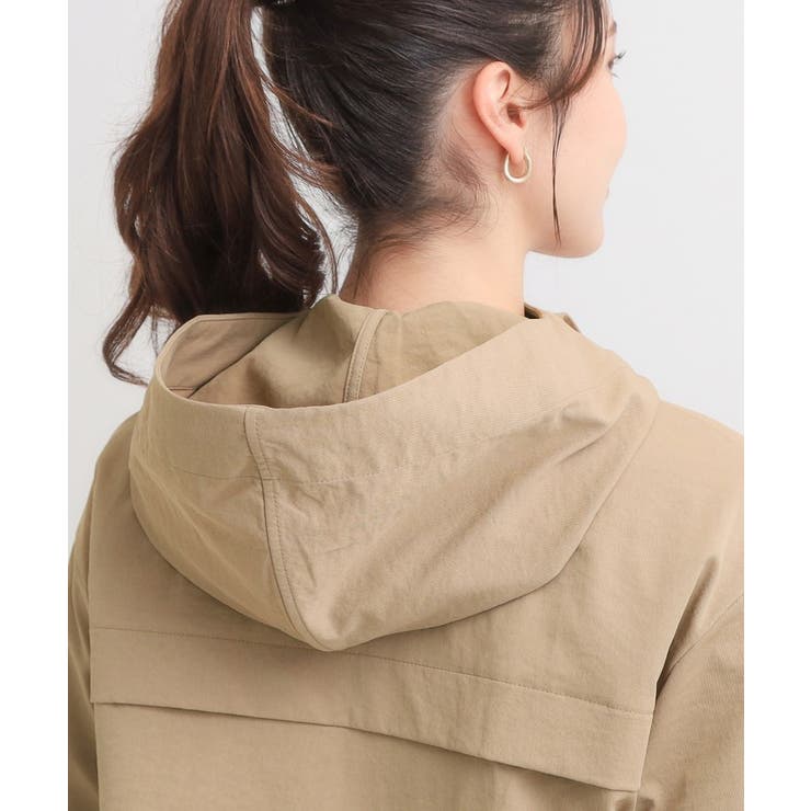 【S-LL】気楽にさらりと羽織れる 大人のフードブルゾン | SHOO・LA・RUE | 詳細画像17 