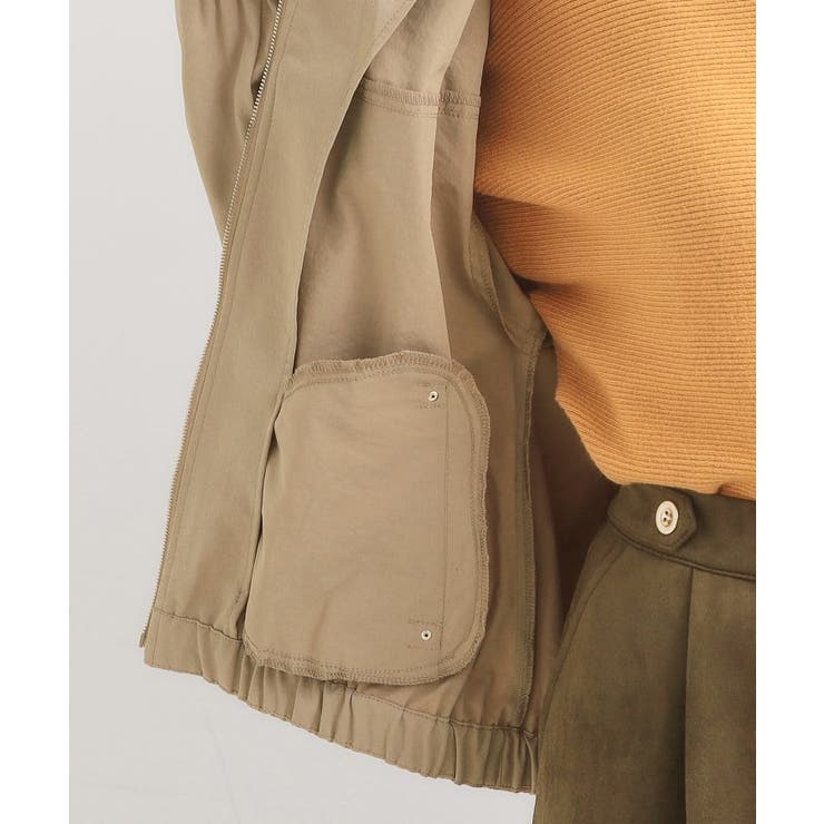 【S-LL】気楽にさらりと羽織れる 大人のフードブルゾン | SHOO・LA・RUE | 詳細画像21 