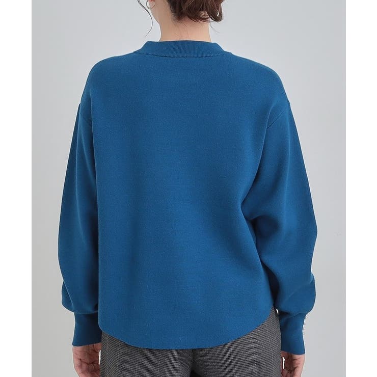 Drawing Numbers クルー裾ラウンドニット 38 アイボリー クルー裾ラウンドニット