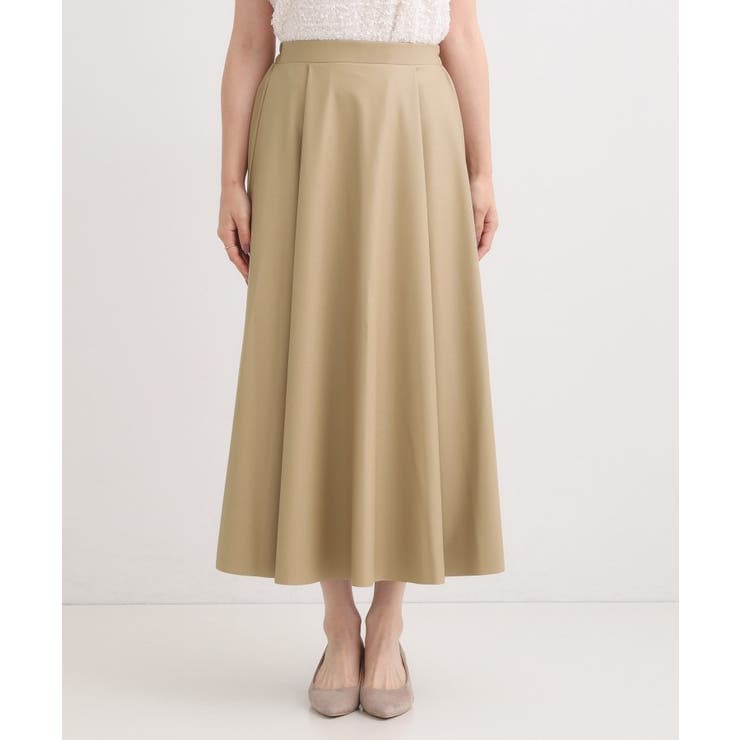 【S-LL】大人の抜け感 合皮フレアスカート | SHOO・LA・RUE | 詳細画像9 