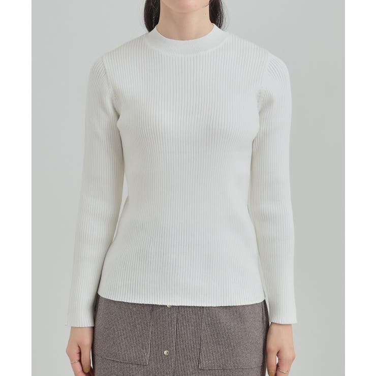 【S-LL/2点セット】着るだけでコーデが決まる フェザーベスト×リブニット | SHOO・LA・RUE | 詳細画像24 