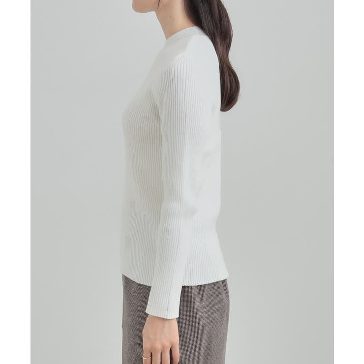 【S-LL/2点セット】着るだけでコーデが決まる フェザーベスト×リブニット | SHOO・LA・RUE | 詳細画像25 