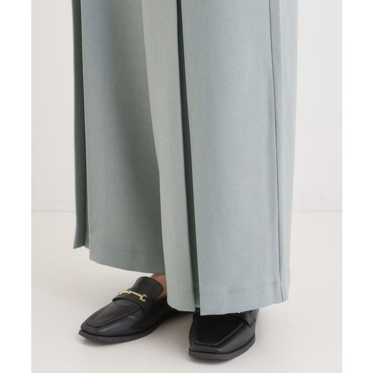 【着丈選べる/S-LL】大人のきれいめスタイルに ベルト付きワイドパンツ | SHOO・LA・RUE | 詳細画像31 