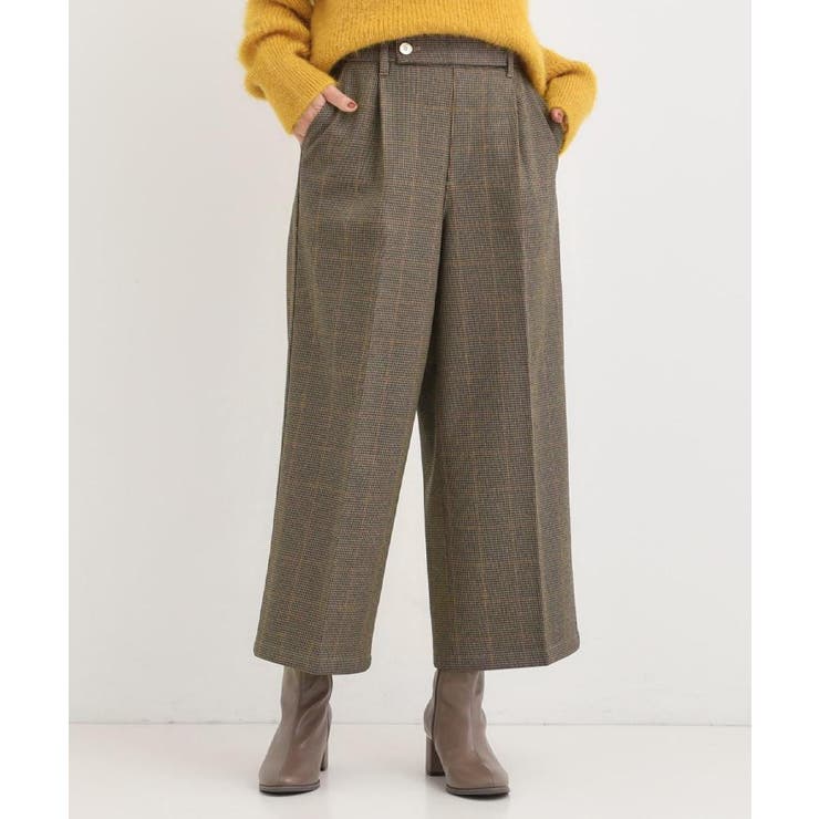 【着丈選べる】ウールフィールあったか裏起毛ワイドパンツ | SHOO・LA・RUE | 詳細画像26 