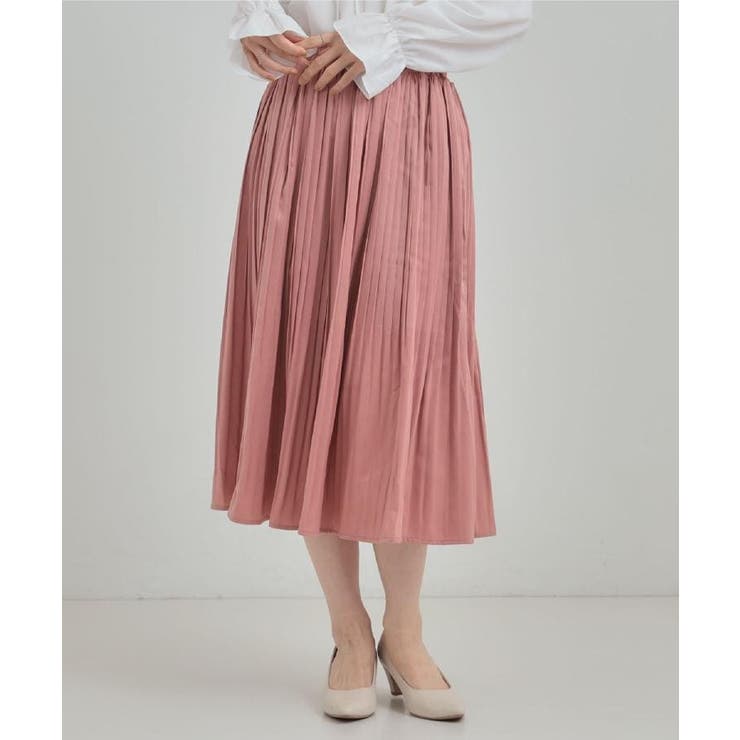 【着丈選べる/あったか】秘密のある プリーツスカート | SHOO・LA・RUE | 詳細画像25 