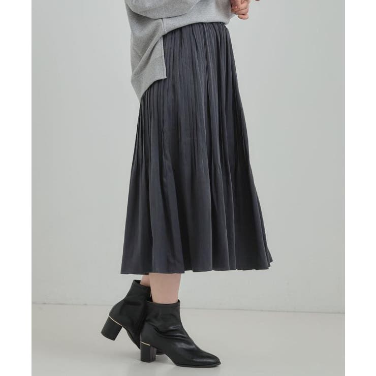 【着丈選べる/あったか】秘密のある プリーツスカート | SHOO・LA・RUE | 詳細画像5 