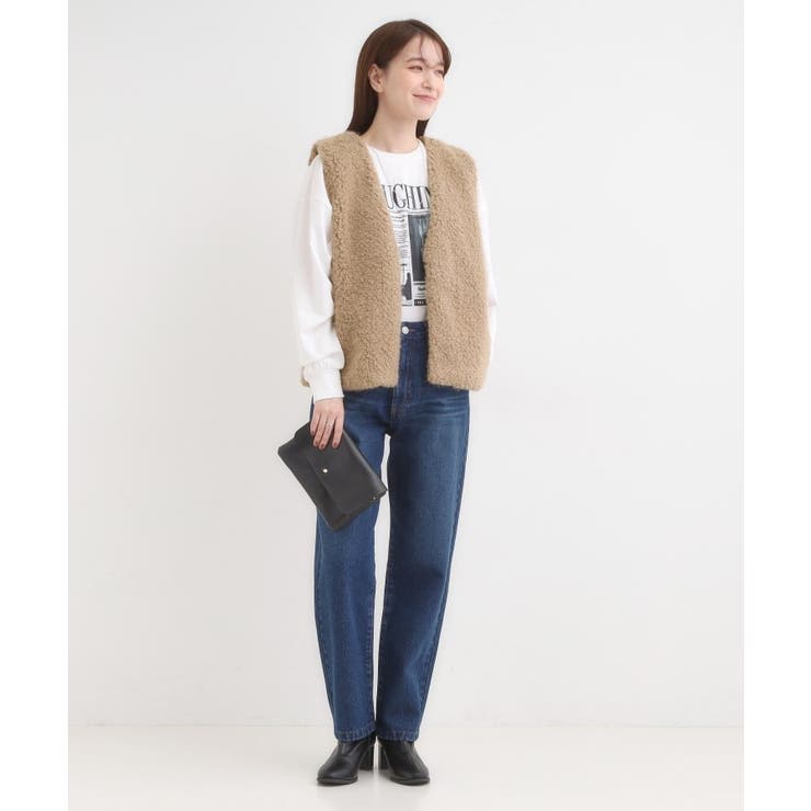 ふわふわファーベスト | SHOO・LA・RUE | 詳細画像11 